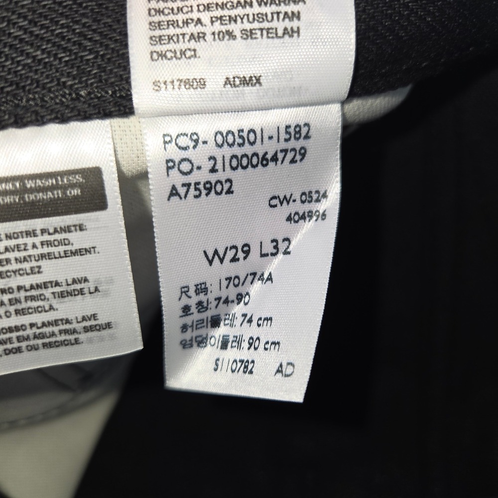 Levi's 501 Original 29x32 Men's Shrink-to-Fit Straight Leg Jeans Black - Picture 6 of 6